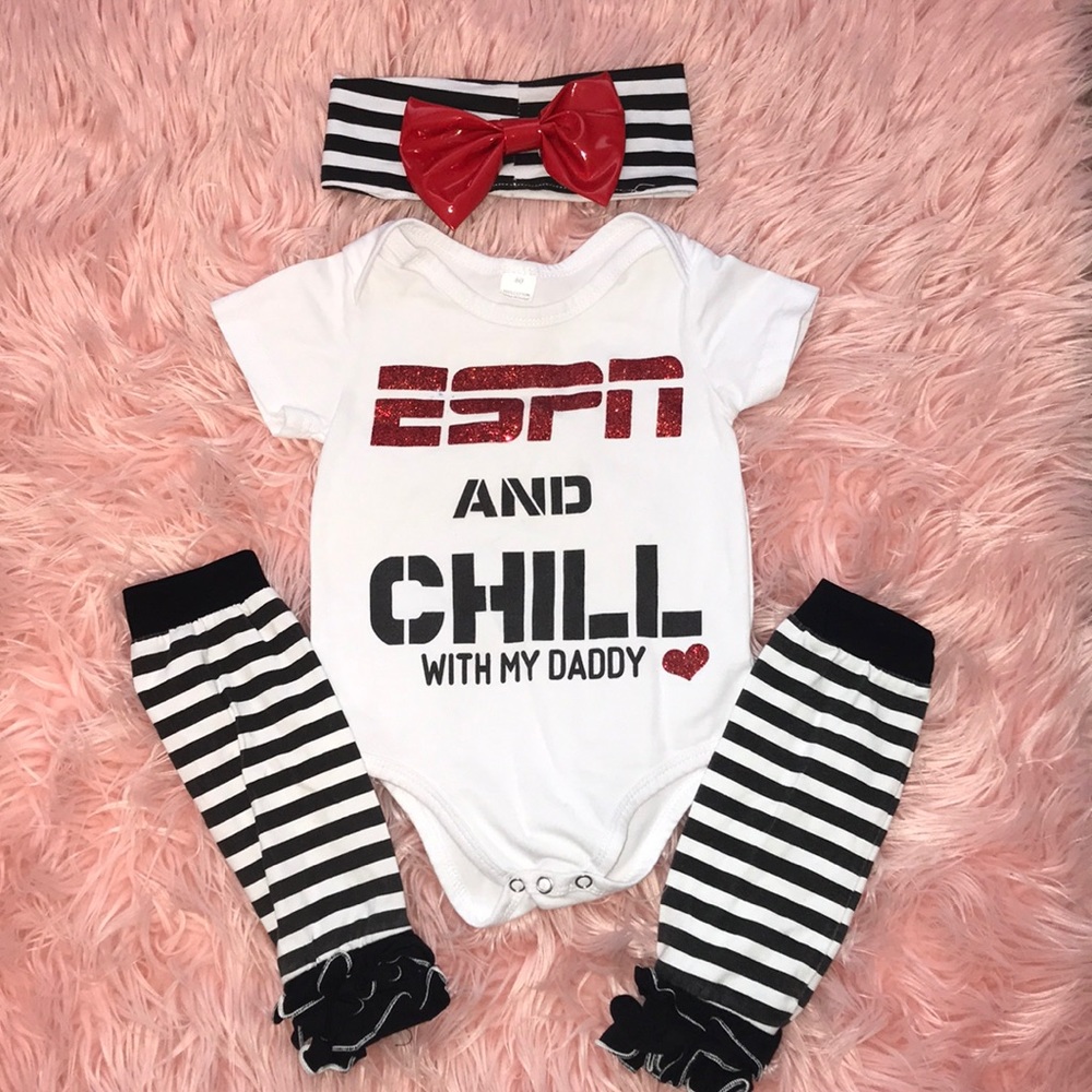 4 PC Onesie Set - ESPN & Chill